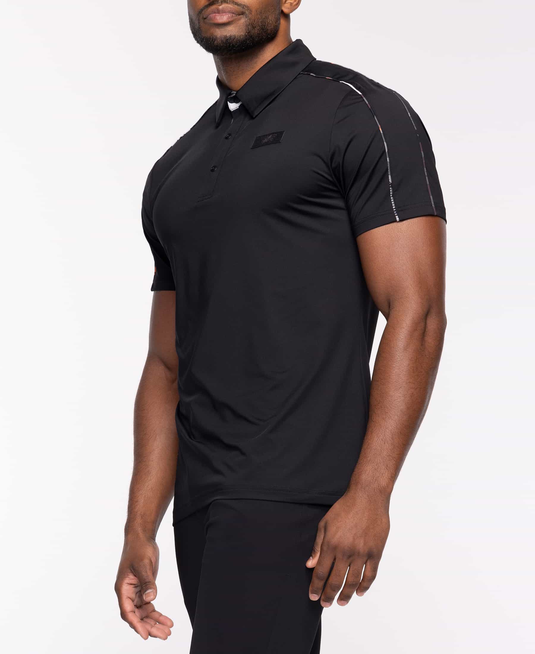 Athletic Fit BP Fairway Camo Panel Polo